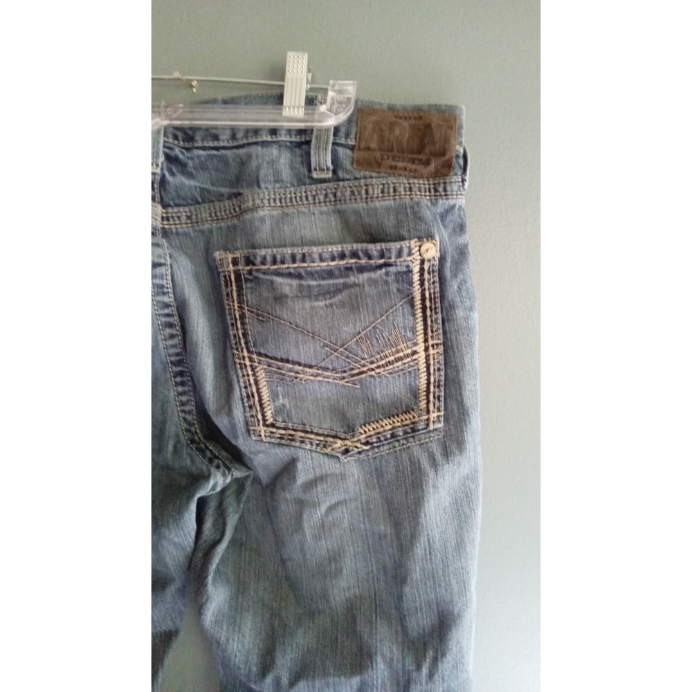 Ariat Men's Relaxed Boot Cut Jeans Light Wash Denim Size Unknown